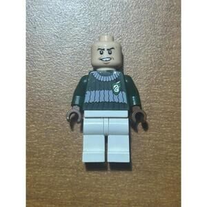 LEGO hp108 Draco Malfoy Minifig Dark Green White Quidditch